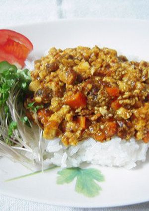 お豆腐キーマカレー-レシピのメイン写真