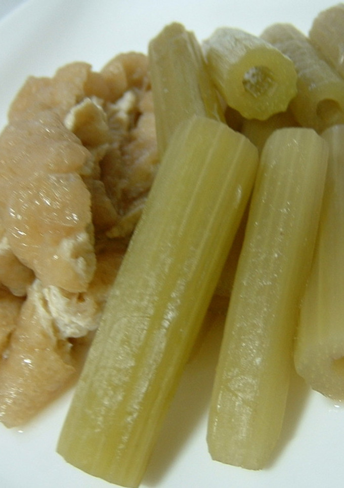 ふきと油揚げの煮物　-レシピのメイン写真