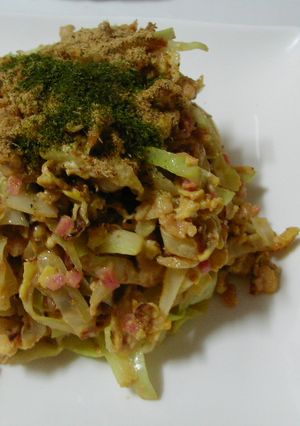 お好み焼き炒め✦ฺ-レシピのメイン写真