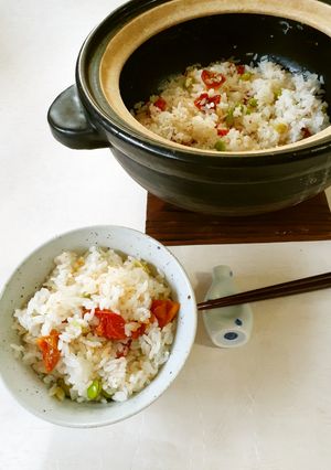 【野菜ソムリエ】ドライトマト炊き込みご飯-レシピのメイン写真