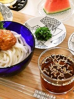 さつま揚げと薬味の冷やしうどん-レシピのメイン写真