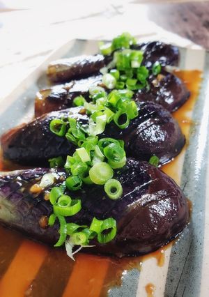 絶品！焼きナスのニンニクわさび漬け-レシピのメイン写真