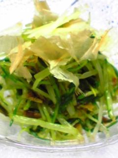 水菜と生姜のおかか和え-レシピのメイン写真