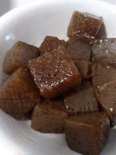 こんにゃくの炒め煮?(笑)-レシピのメイン写真