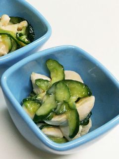簡単!ささみときゅうりの酢味噌あえ☆-レシピのメイン写真