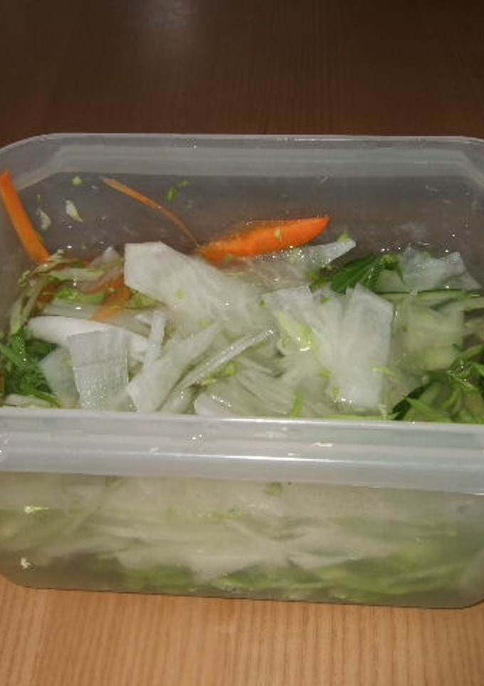 さっと食べれるサラダ用野菜の保存方法-レシピのメイン写真