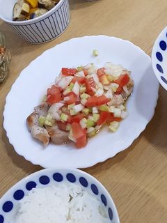 とにかく簡単。セロリ入り!サルサソース-レシピのメイン写真