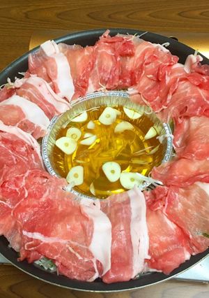 フライパンでできる♪炊き肉しゃぶしゃぶ-レシピのメイン写真