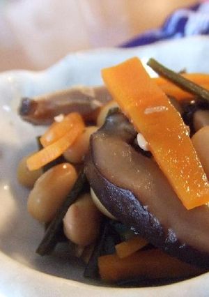 母の味・・・大豆の煮物-レシピのメイン写真