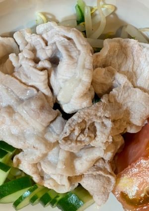 夏バテ予防 豚しゃぶ温野菜-レシピのメイン写真