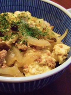 豆腐の挽肉カレー丼-レシピのメイン写真