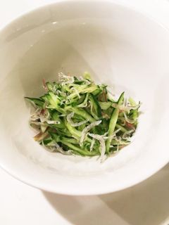 ミョウガときゅうりとジャコの酢の物-レシピのメイン写真