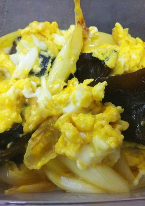 簡単中華・卵と長葱と木耳の旨塩炒め-レシピのメイン写真