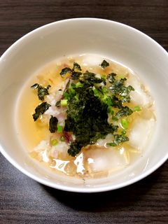 梅酢と白だしの冷やし茶漬け-レシピのメイン写真