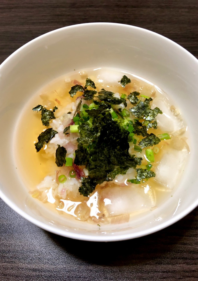 梅酢と白だしの冷やし茶漬け-レシピのメイン写真