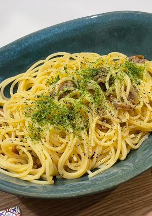 手抜き缶詰めパスタ《カルディの缶詰め》-レシピのメイン写真