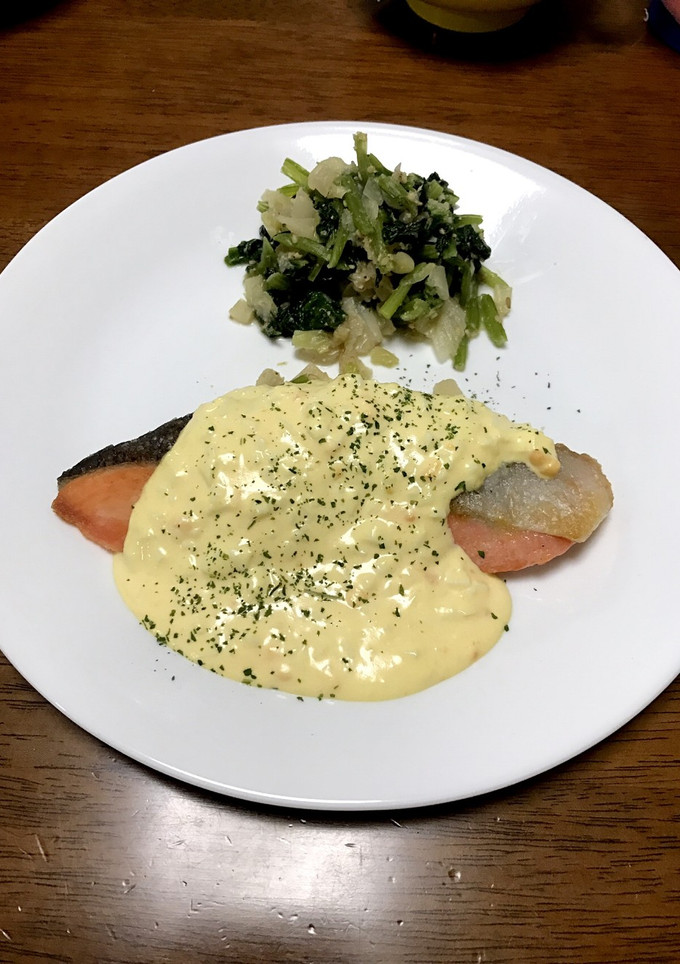 鮭のムニエル 簡単なタルタルソース添え-レシピのメイン写真