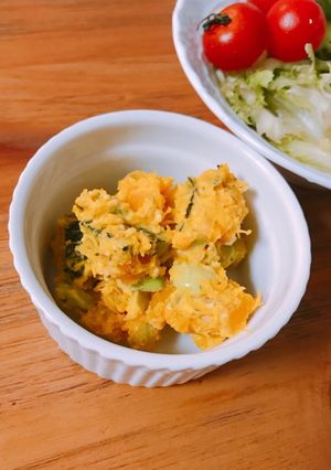 かぼちゃと枝豆のサラダ-レシピのメイン写真