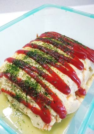 夏にピッタリ火を使わない〜分厚いオムレツ-レシピのメイン写真