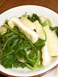 抜き菜のおひたし-レシピのメイン写真
