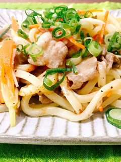 簡単 焼うどん 白だし-レシピのメイン写真
