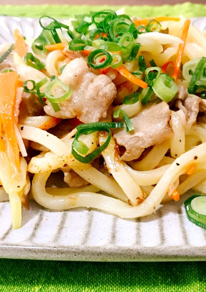 簡単 焼うどん 白だし-レシピのメイン写真