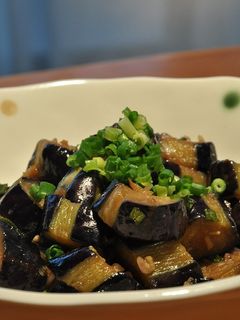 揚げなすのピリ甘辛酢♪たっぷり薬味で-レシピのメイン写真