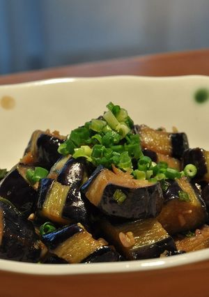 揚げなすのピリ甘辛酢♪たっぷり薬味で-レシピのメイン写真