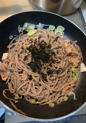 残ったそばで〜そば焼きめし！-レシピのメイン写真
