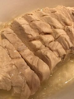 レンジで鶏むねの蒸し鶏-レシピのメイン写真