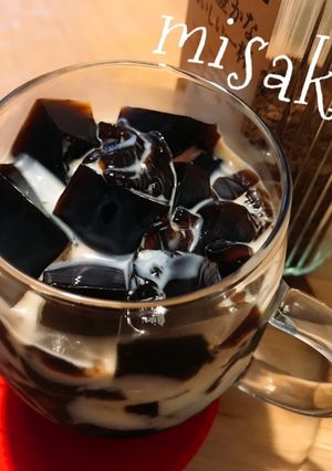 私の好きな練乳がけ☆コーヒーゼリー☆彡-レシピのメイン写真