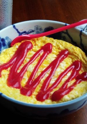 オートミールのオムライス風-レシピのメイン写真