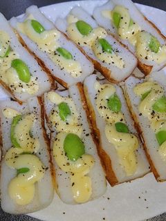 おつまみに 簡単ちくわマヨ焼き-レシピのメイン写真
