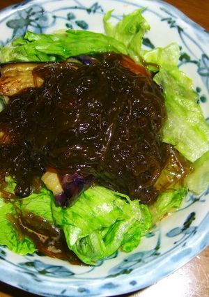 なすサラダのもずくドレッシング-レシピのメイン写真