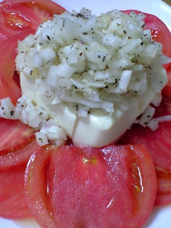 新玉ねぎドレッシングでトマトと豆腐サラダ-レシピのメイン写真