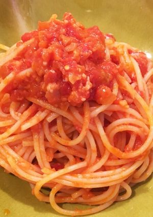 基本のトマトソースパスタ-レシピのメイン写真