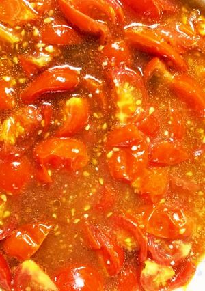レンジミニトマトでカットトマト缶の代わり-レシピのメイン写真