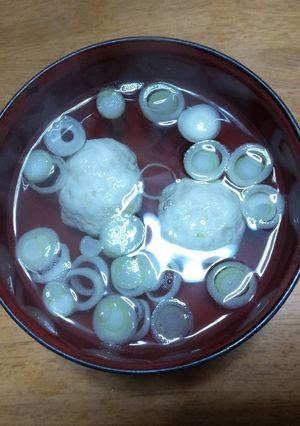 簡単！鶏団子すまし汁♪-レシピのメイン写真