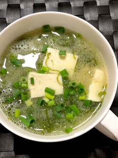 きざみめかぶのお味噌汁-レシピのメイン写真
