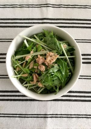 水菜とシーチキンのポン酢和え-レシピのメイン写真