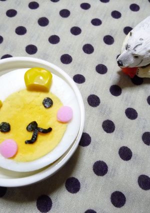 ゆで卵のクマ-レシピのメイン写真