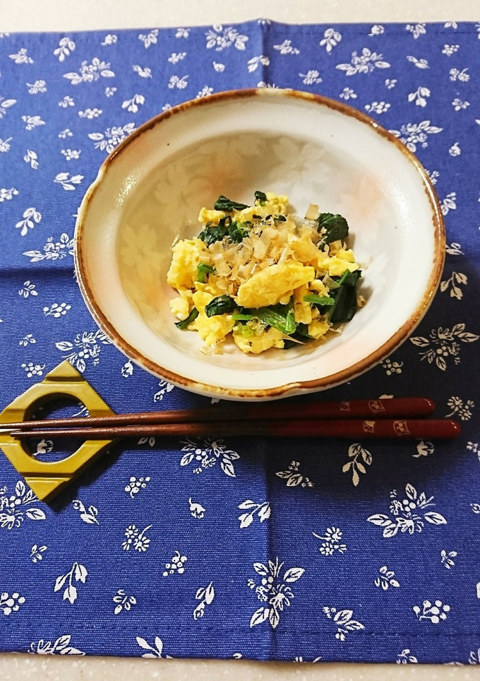 卵とほうれん草炒め-レシピのメイン写真