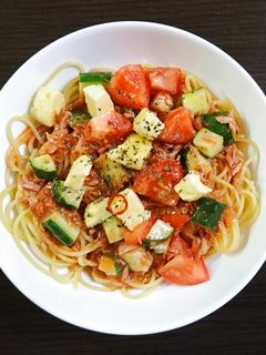 冷製トマトパスタ-レシピのメイン写真