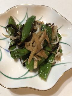 シシトウと新生姜の塩昆布炒め-レシピのメイン写真