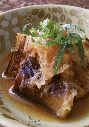 ポン酢でナスの煮びたし-レシピのメイン写真
