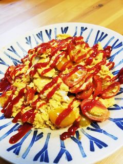 簡単に‼️トマト卵炒め☆-レシピのメイン写真
