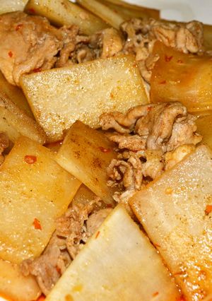 豚と大根の豆板醤炒め-レシピのメイン写真