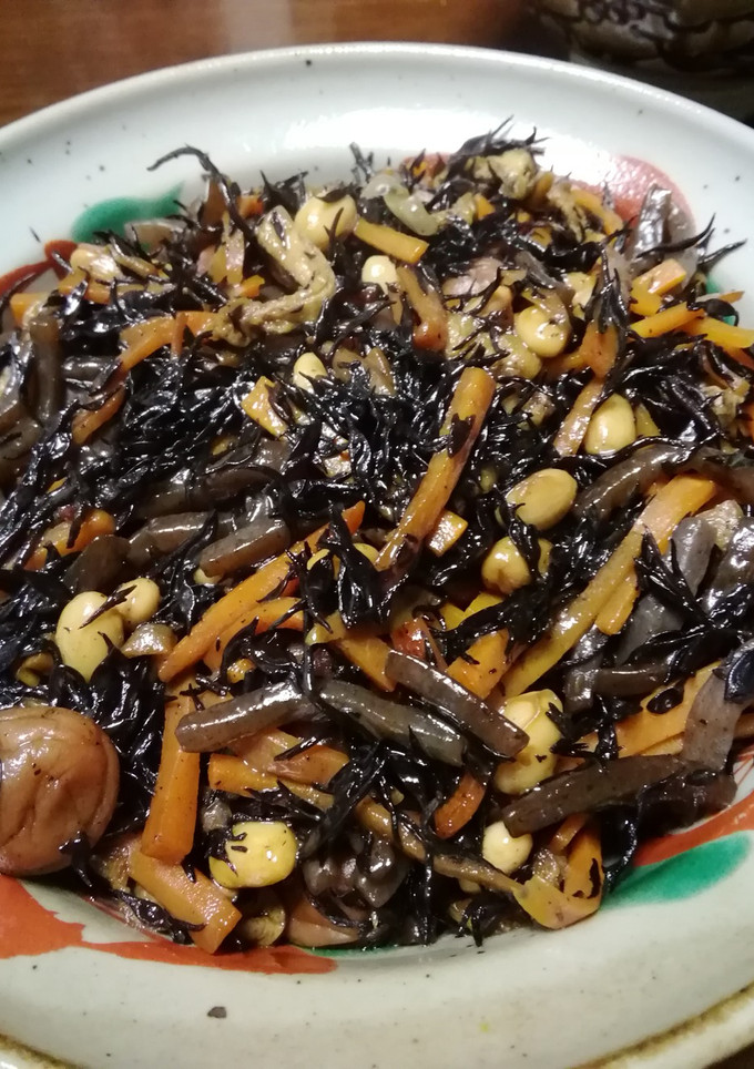 全部入れ　ひじきの梅煮-レシピのメイン写真
