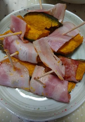 カボチャのベーコン巻き-レシピのメイン写真