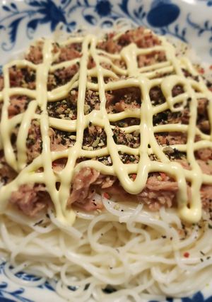 簡単なのに激ウマ!!ツナそうめん!-レシピのメイン写真
